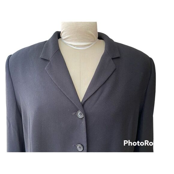NYGARD Classic Black 4-Button Blazer Sz 16 Must-Have Staple Piece Plus - Picture 2 of 11